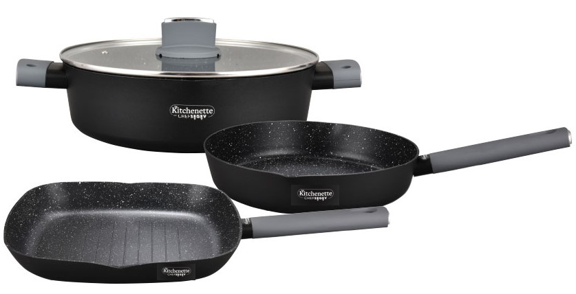 סט 4 חלקים מושלם למטבח. בעיצוב המטבח האיטלקי מסדרת מילאנו של השף שגב משה