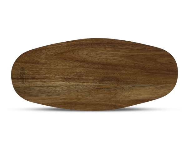 לוח הגשה איכותי מעץ שיטה 40/18/1.5 ס”מ לחיתוך והגשה