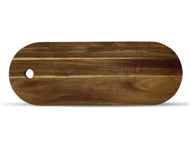 לוח הגשה איכותי מעץ שיטה 80/15/1.5 ס”מ לחיתוך והגשה